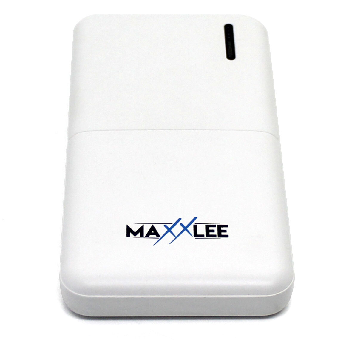 Maxxlee 10000mAh Power Bank Dual USB External Portable Battery Charger IPhone Android Mobile WHITE