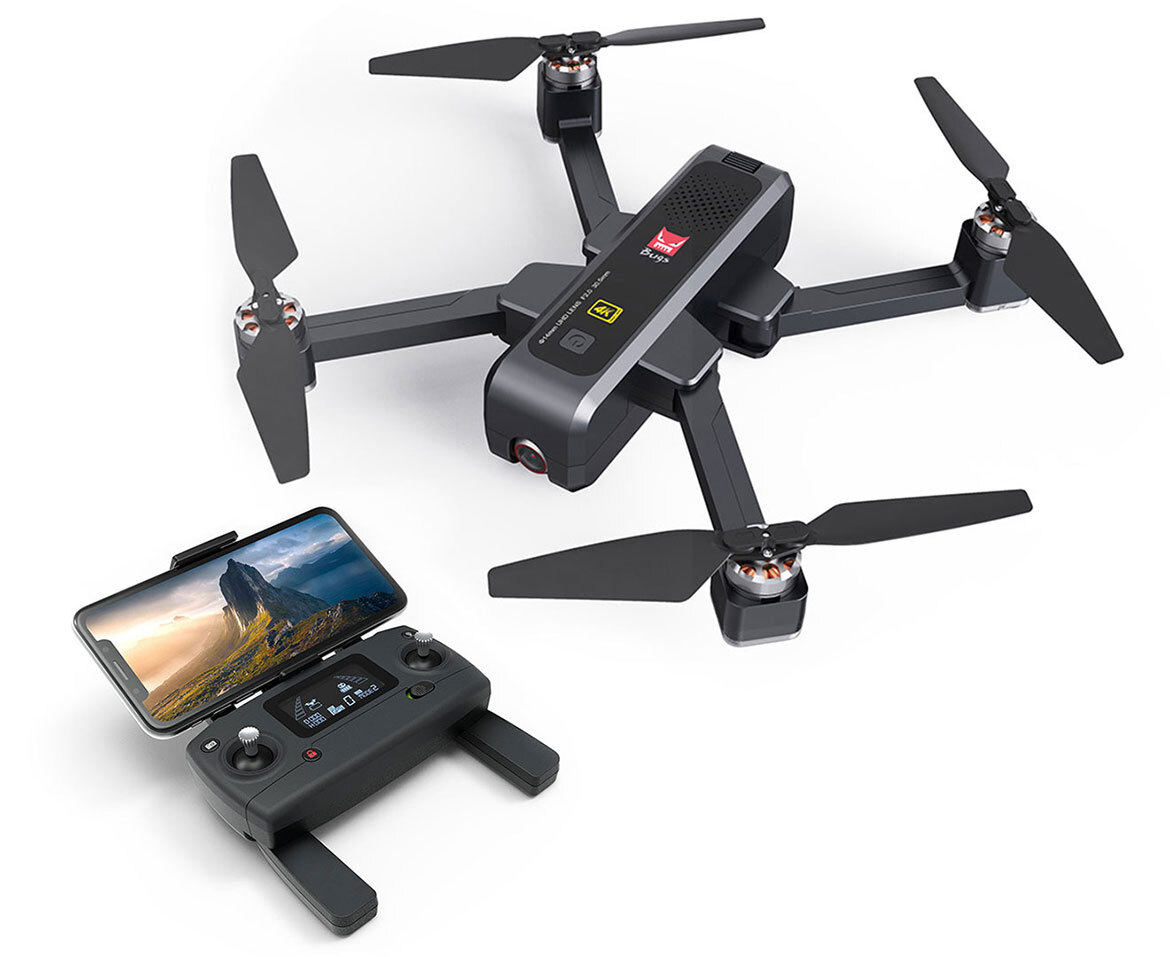 Elinz MJX Bugs 4W Foldable Drone 4K Camera GPS 5Ghz WiFi Quadcopter Brushless Motor B4W 1x Battery
