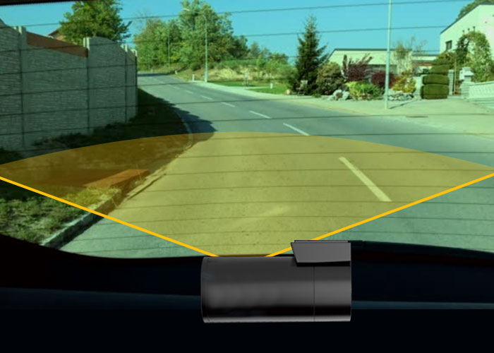 140 degree rear camera dash cam