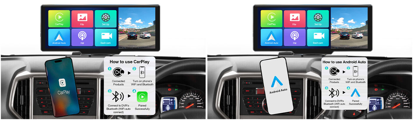 Wireless CarPlay & Wireless Android Auto