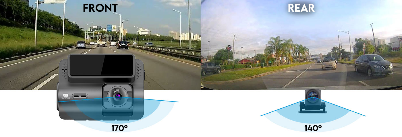 2 Channel Dash Cam