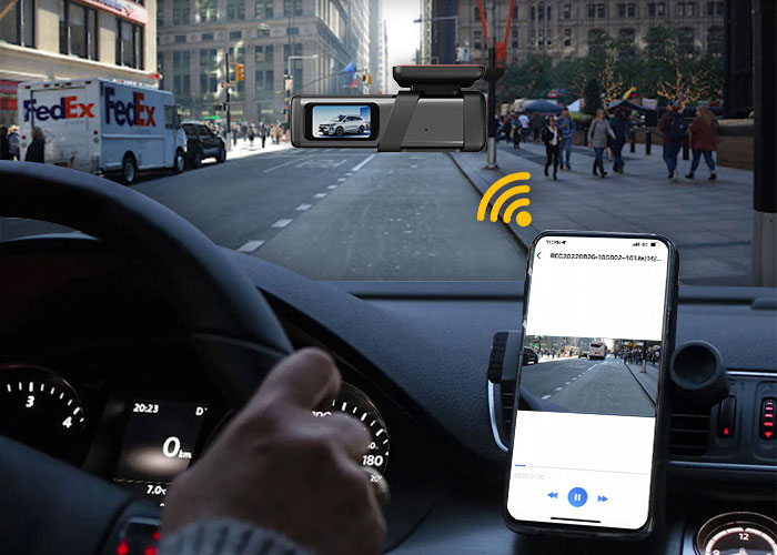 Dash Cam with WiFi App Control