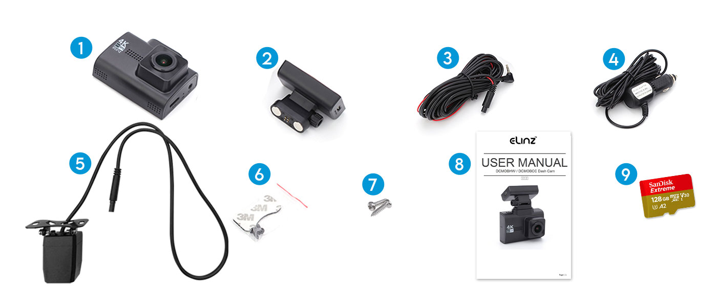 Reversing Camera with MIC,  4PIN Advanced Cable