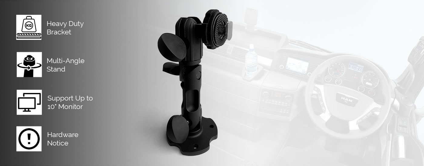 Heavy Duty Multi-Angle Backup Monitor Mount