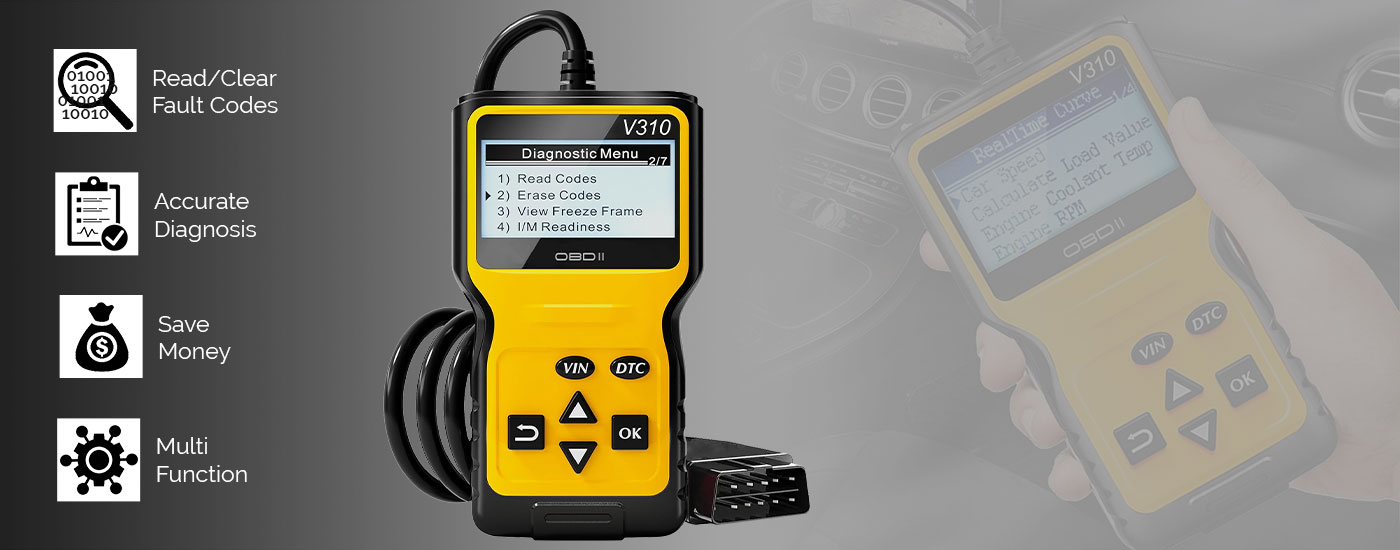 Wired Diagnostic Scanner V310