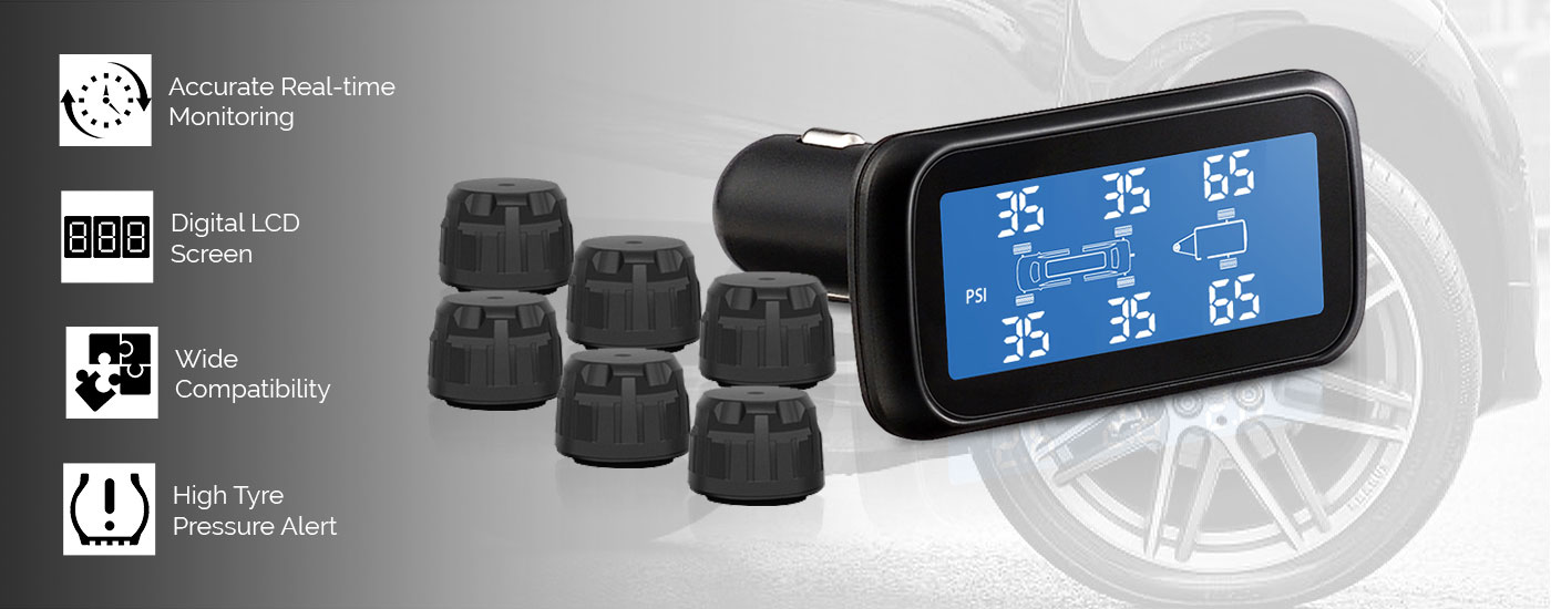 TPMS with 6 External Sensors