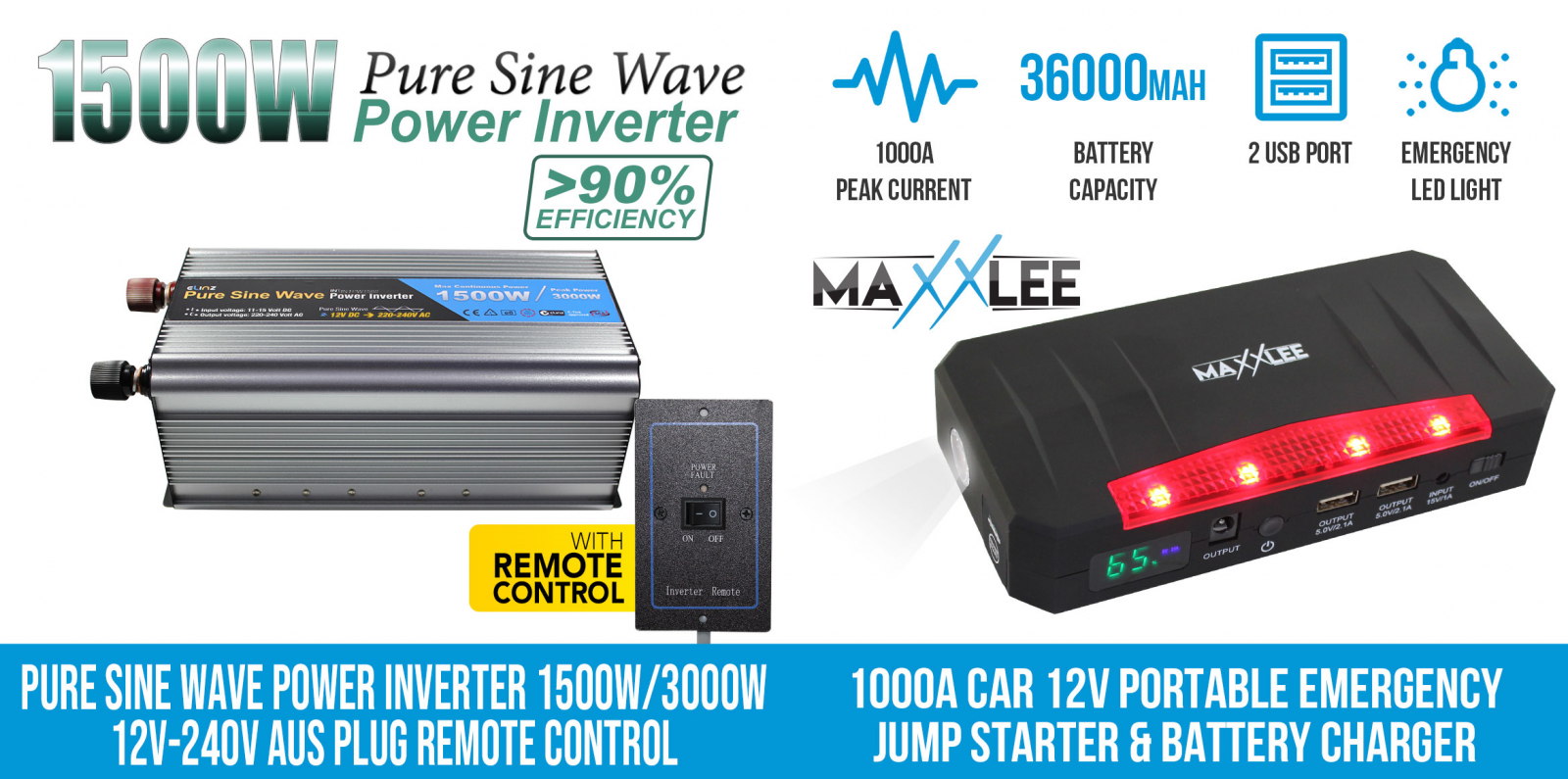 battery charger and inverter