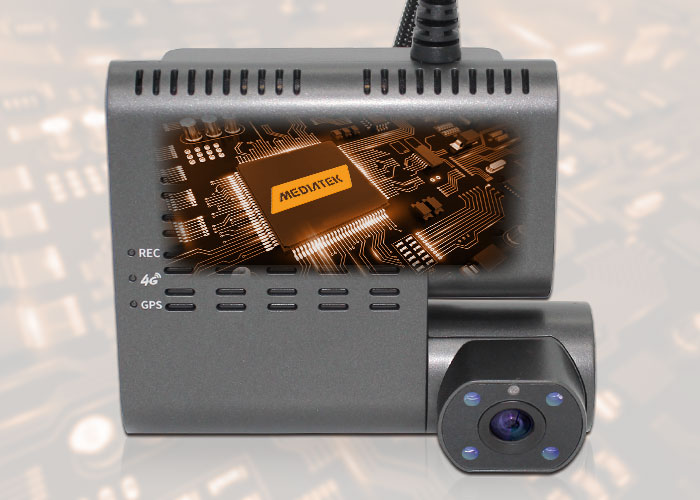 A chipset inside a dashcam