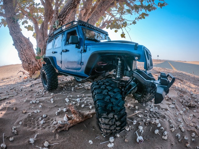 big tires on truck