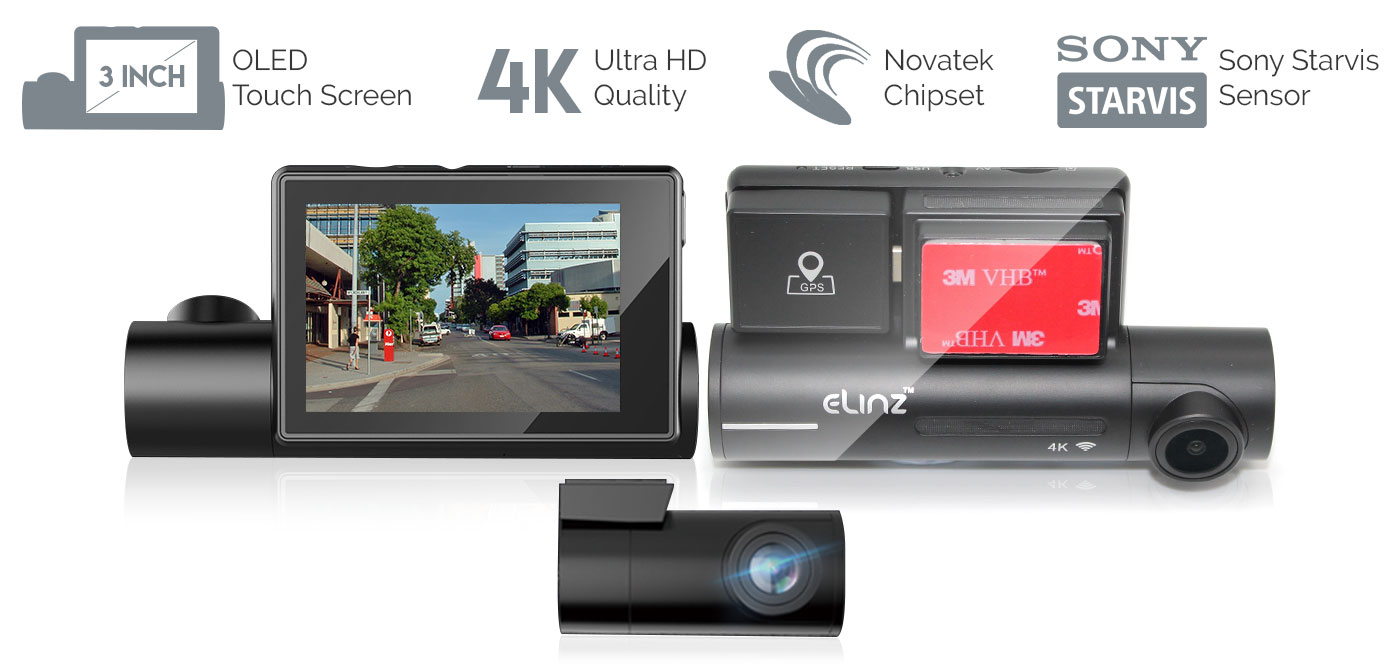 4K UHD OLED Dash Cam