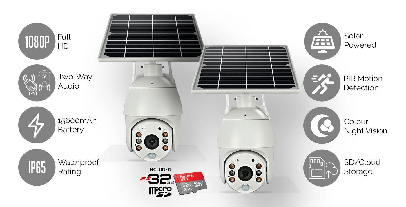 Wireless Solar Security Camera