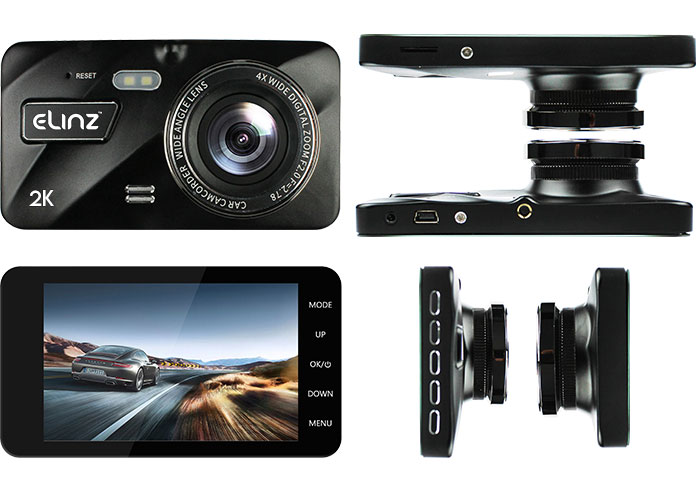 2K Dash Cam Dual Product Views