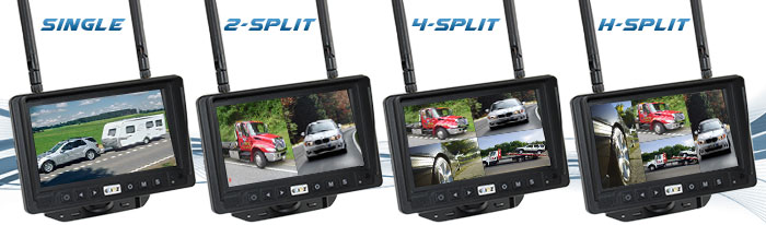 M7DG-RVDWT Split-screen monitor for dashcams