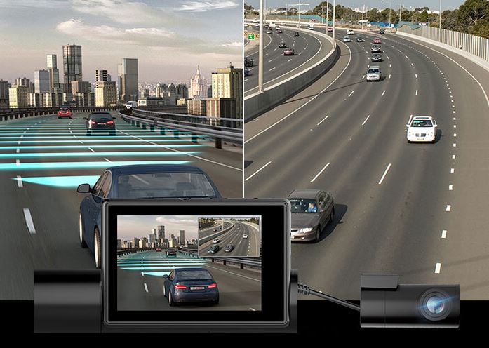 dash cam in action