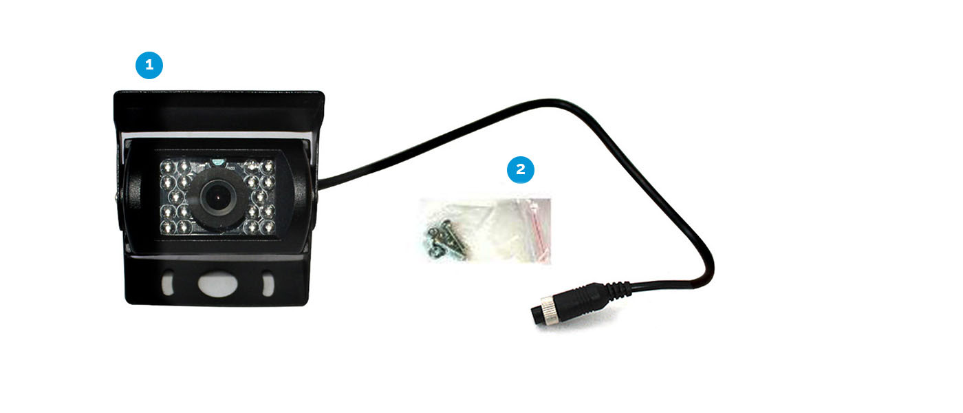 7" In Car DVD Player Reverse Camera