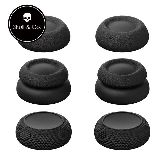 Skull & Co. Thumb Grip Set for Playstation Portal - Black (6pcs)