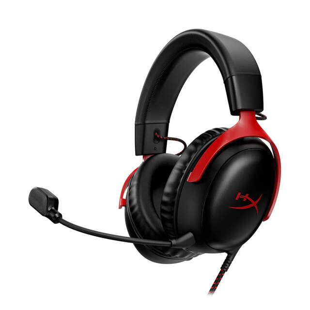 HyperX Cloud III Gaming Headset (Black & Red)