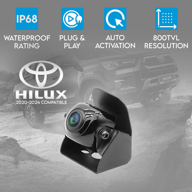 Toyota Hilux 2020-2024 Elinz Reverse Camera T537SA Only Requires T-Harness and Power Cable