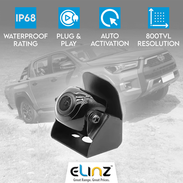 Toyota Hilux 2020-2024 Elinz Reverse Camera T537SA Only Requires T-Harness and Power Cable