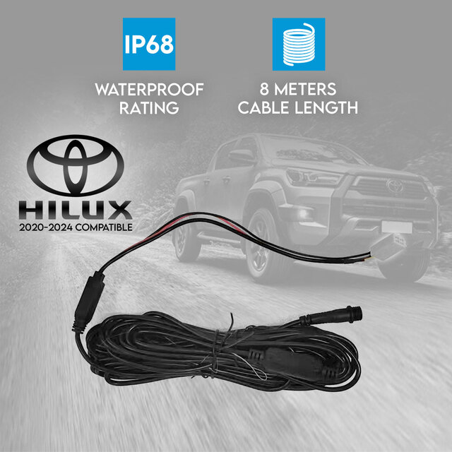 Power Cable ONLY for Elinz Toyota Hilux 2020-2024 Elinz Reverse Camera